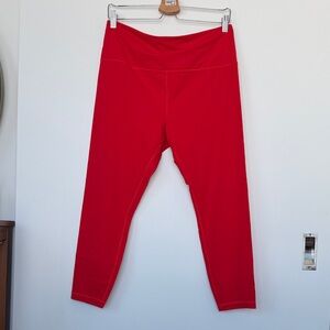 Athleta Vibrant Red Leggings